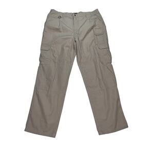 5.11 Tactical Pants Men’s Size 38x32 Khaki Taclite Series Ripstop Cargo Work